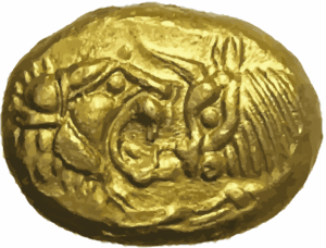 Lydian coins are the earliest use of money using gold