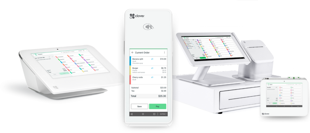 Clover is a complete payment system you can pick and choose